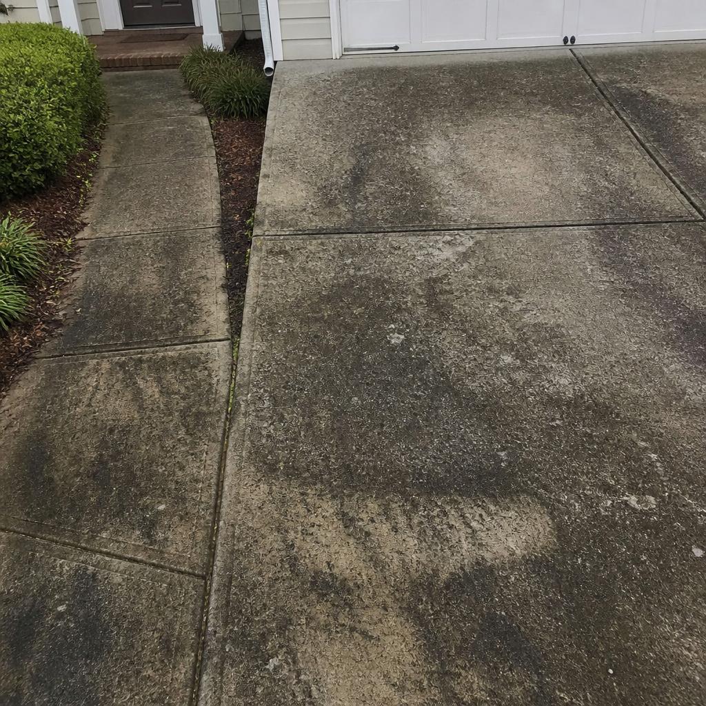 Before Driveway Restoration