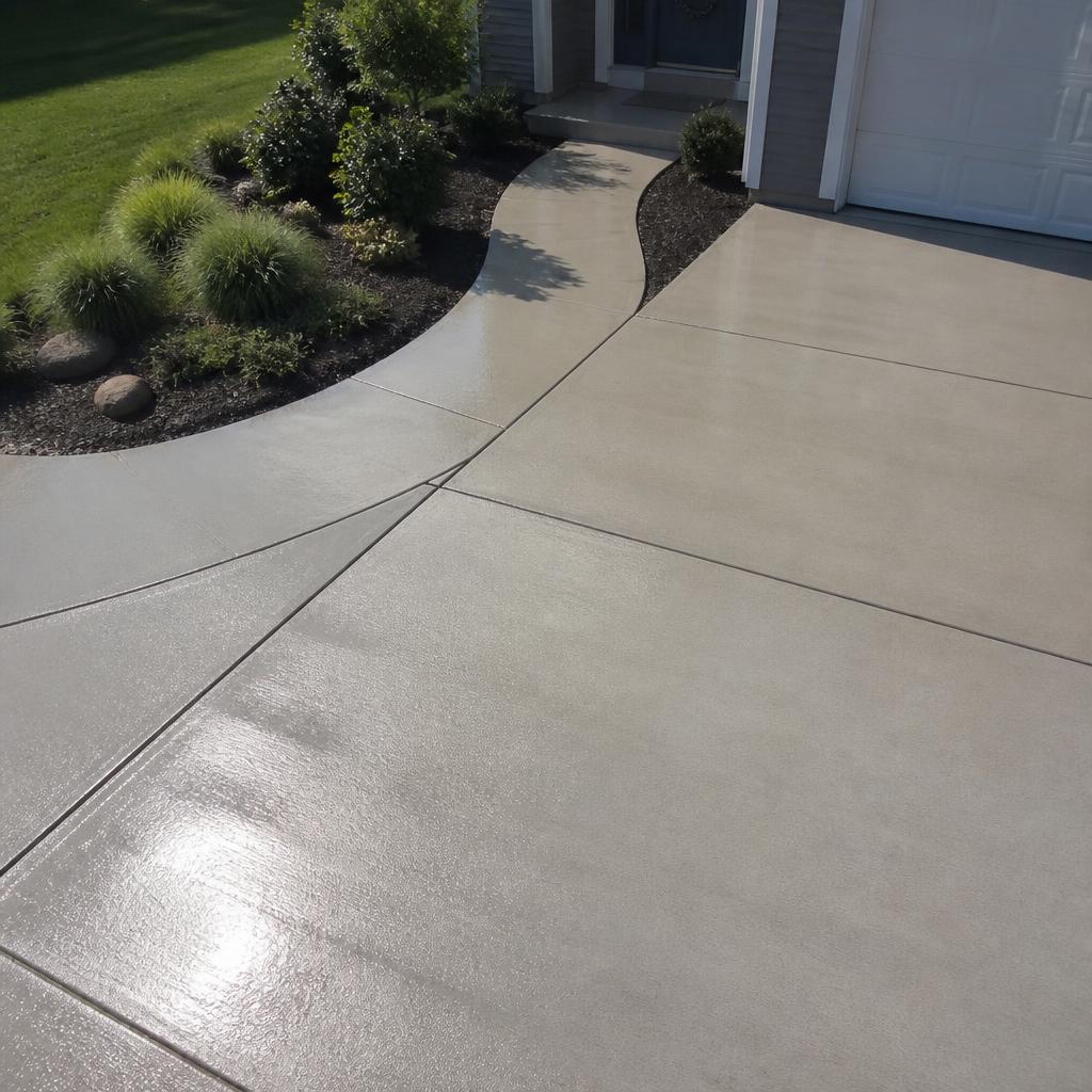 After Driveway Restoration